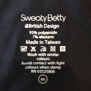 Black sport tank top sweaty Betty